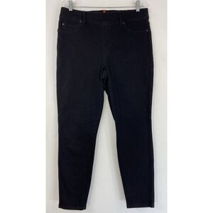 Spanx Jean Jeggings‎ Denim Pull On Pants Woman's XL Faux Front Pockets Ankle